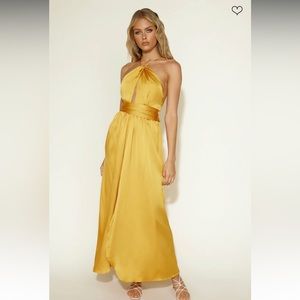 Gold Maxi Dress